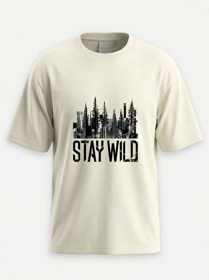 STAY WILD — OVERSIZED TEE