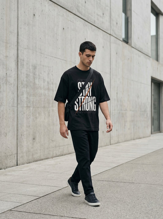 STAY STRONG — OVERSIZED TEE