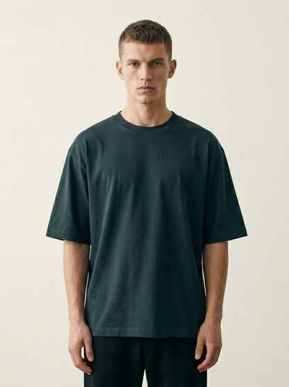 CORE TEE — PETROL BLUE