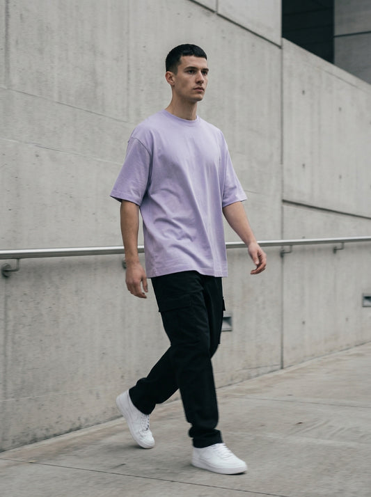 CORE TEE — DUST LAVENDER